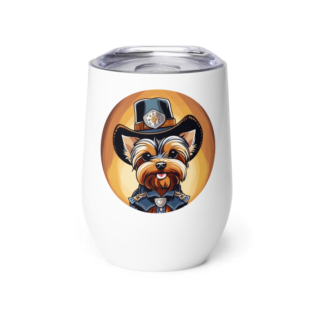 PugMug Custom Pet Wine Tumbler