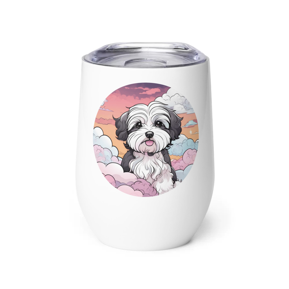 PugMug Custom Pet Wine Tumbler