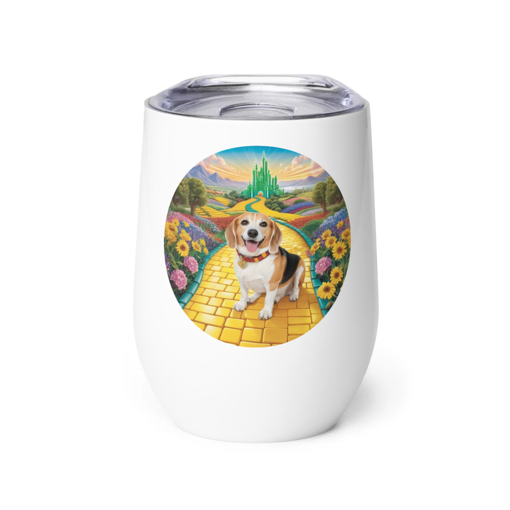 PugMug Custom Munchkin Wine Tumbler