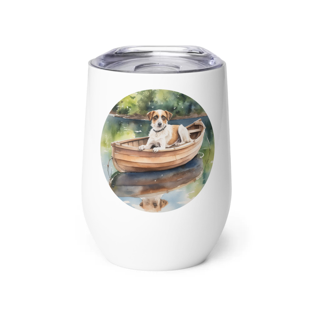 PugMug Custom Hazim Wine Tumbler