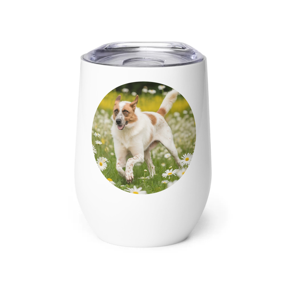 PugMug Custom Hazim Wine Tumbler