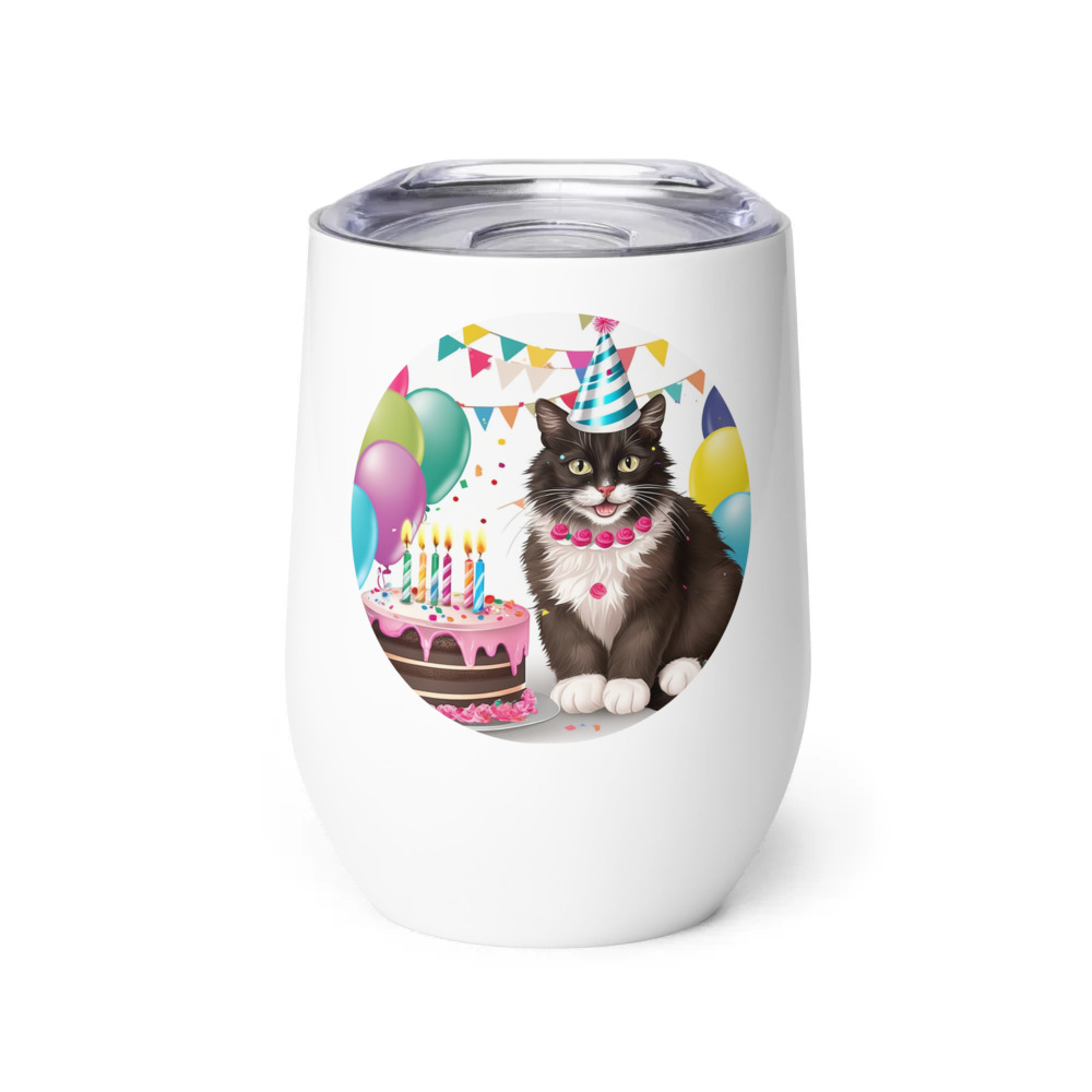 PugMug Custom Peerie Wine Tumbler