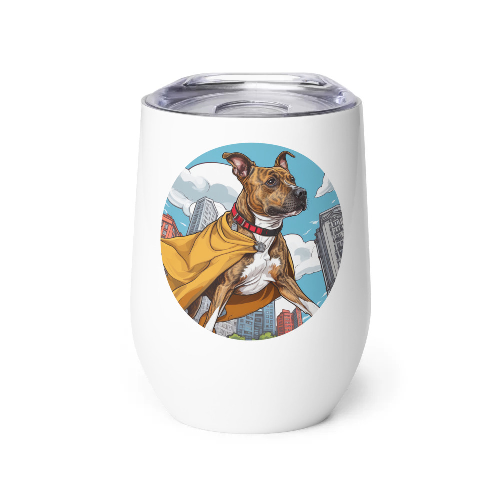 PugMug Custom Tony Hawk Wine Tumbler