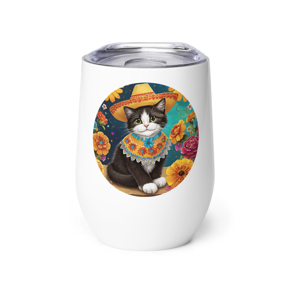 PugMug Custom Peerie Wine Tumbler