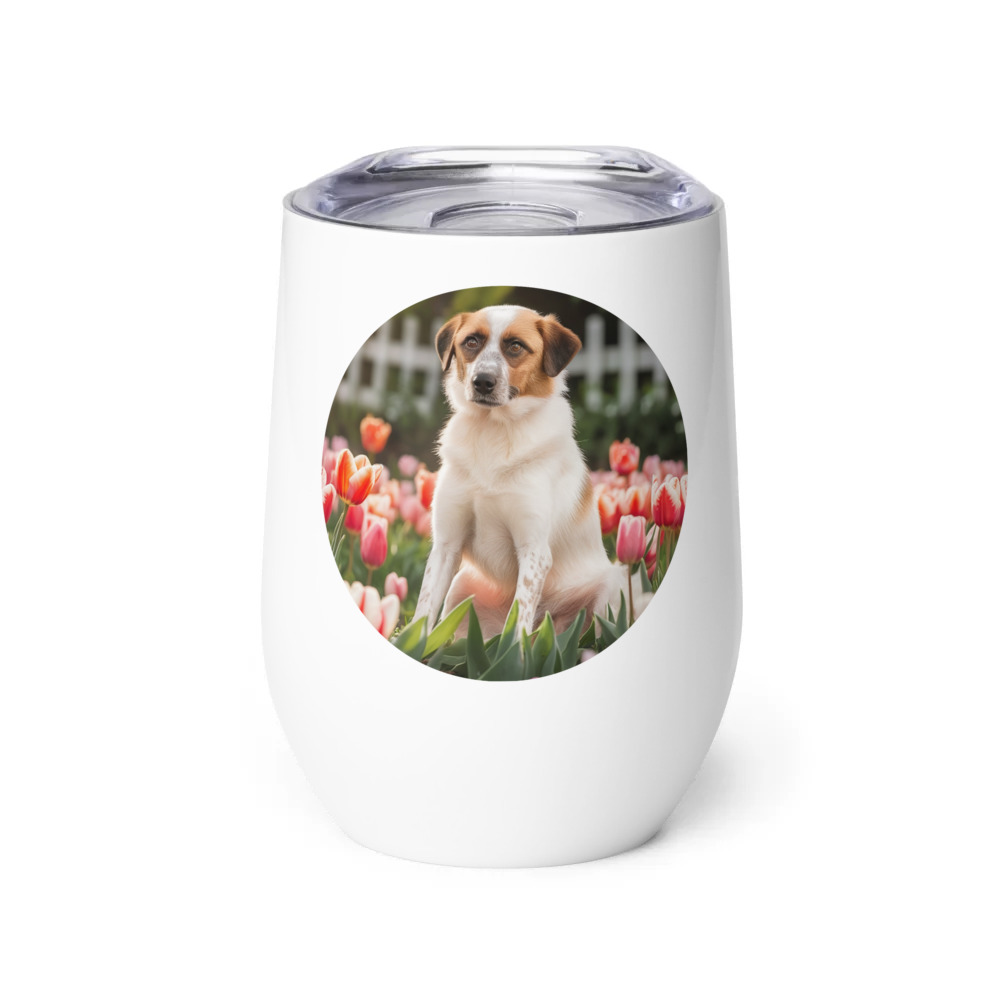 PugMug Custom Hazim Wine Tumbler