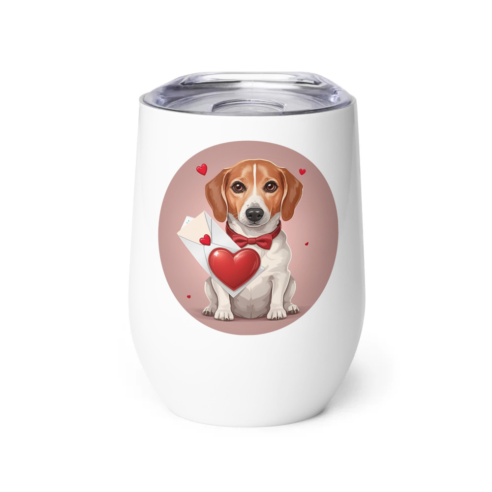 PugMug Custom Munchkin Wine Tumbler