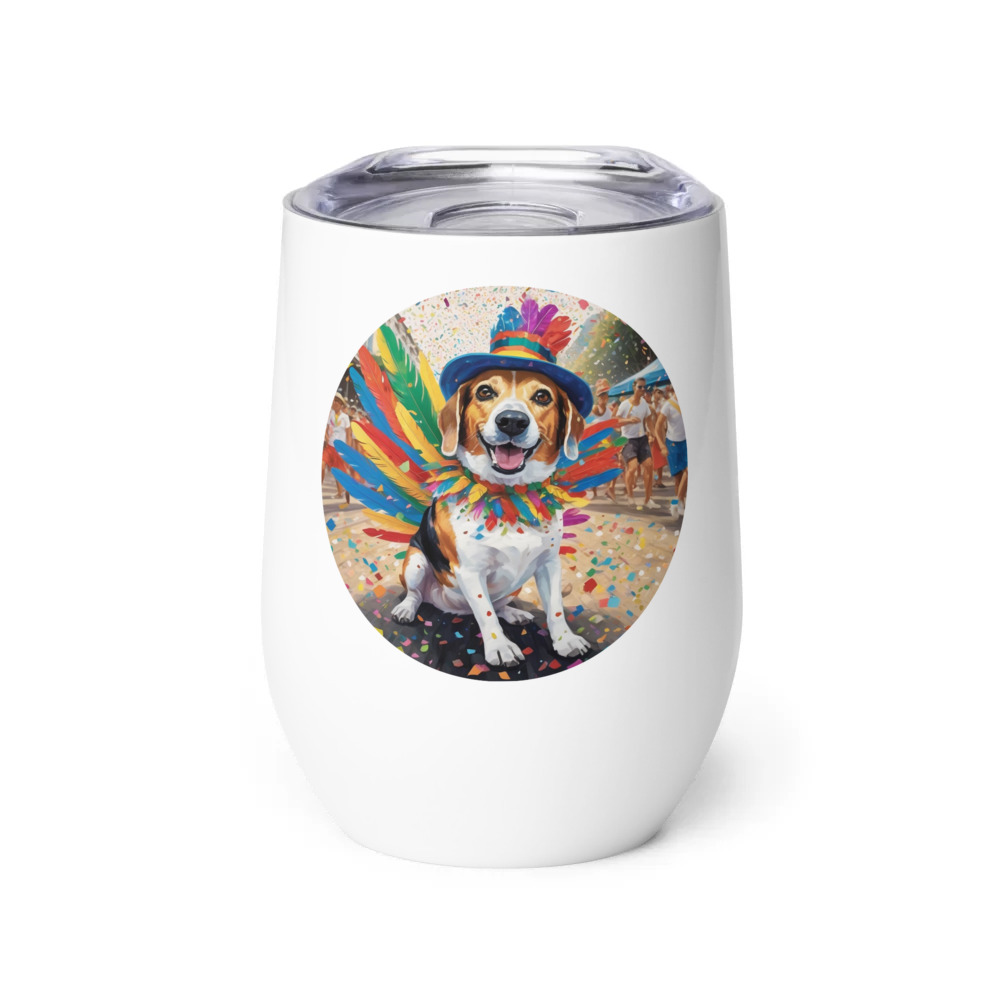 PugMug Custom Munchkin Wine Tumbler