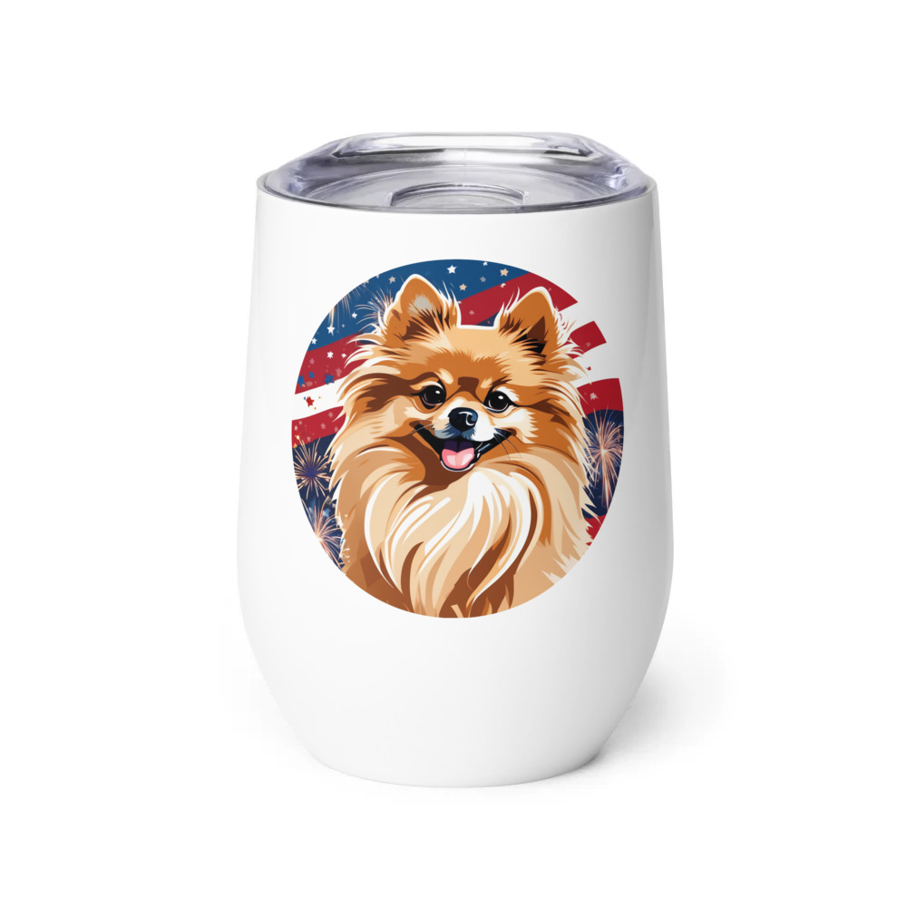PugMug Custom Pet Wine Tumbler