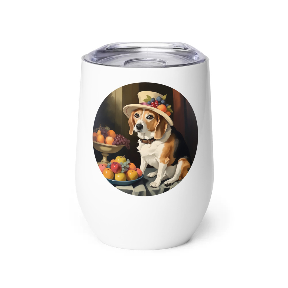 PugMug Custom Munchkin Wine Tumbler