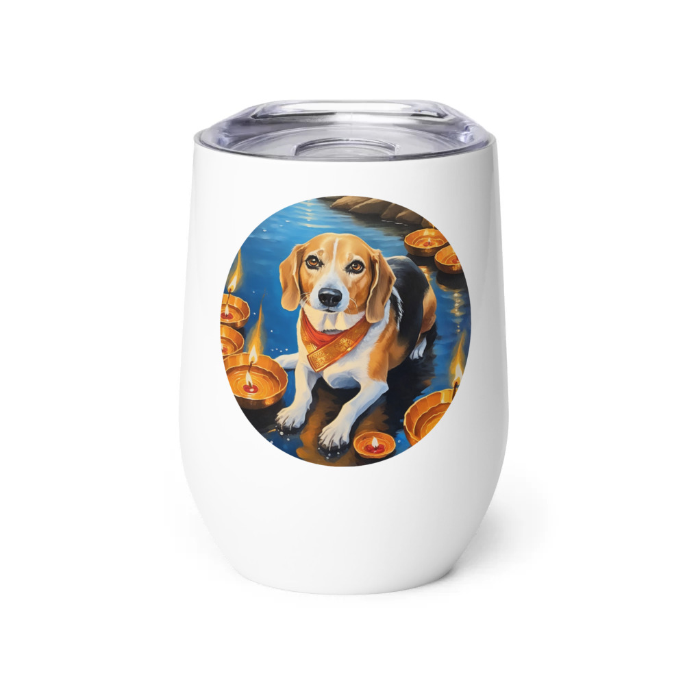 PugMug Custom Munchkin Wine Tumbler