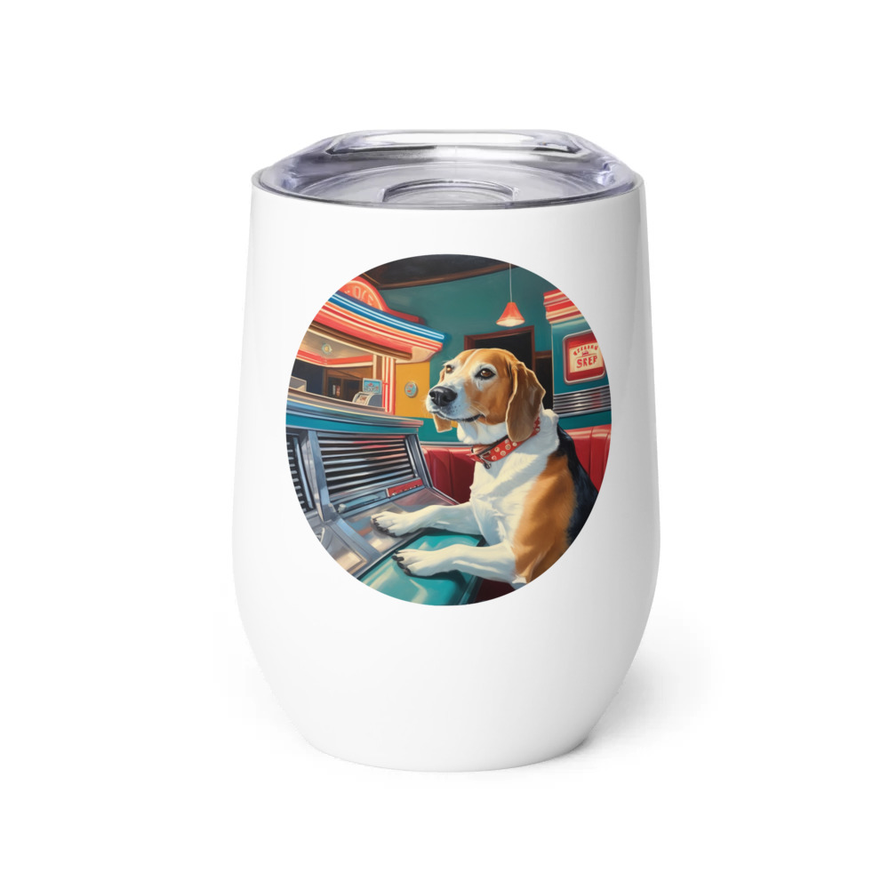 PugMug Custom Munchkin Wine Tumbler