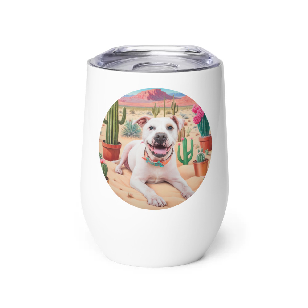 PugMug Custom Melody Wine Tumbler