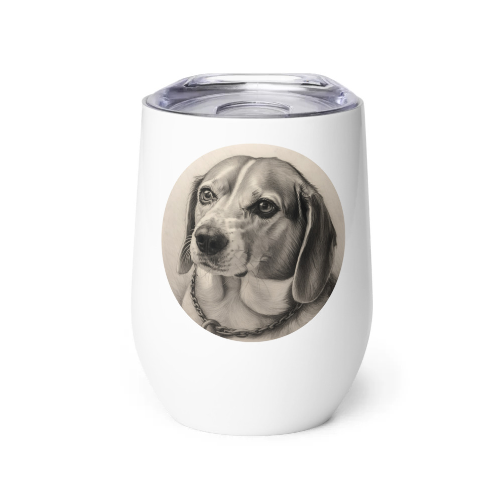PugMug Custom Munchkin Wine Tumbler
