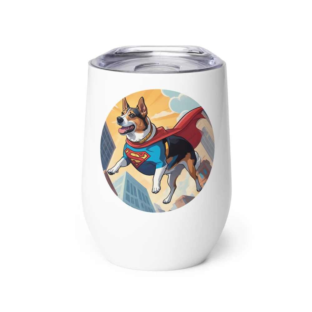 PugMug Custom Munchkin Wine Tumbler
