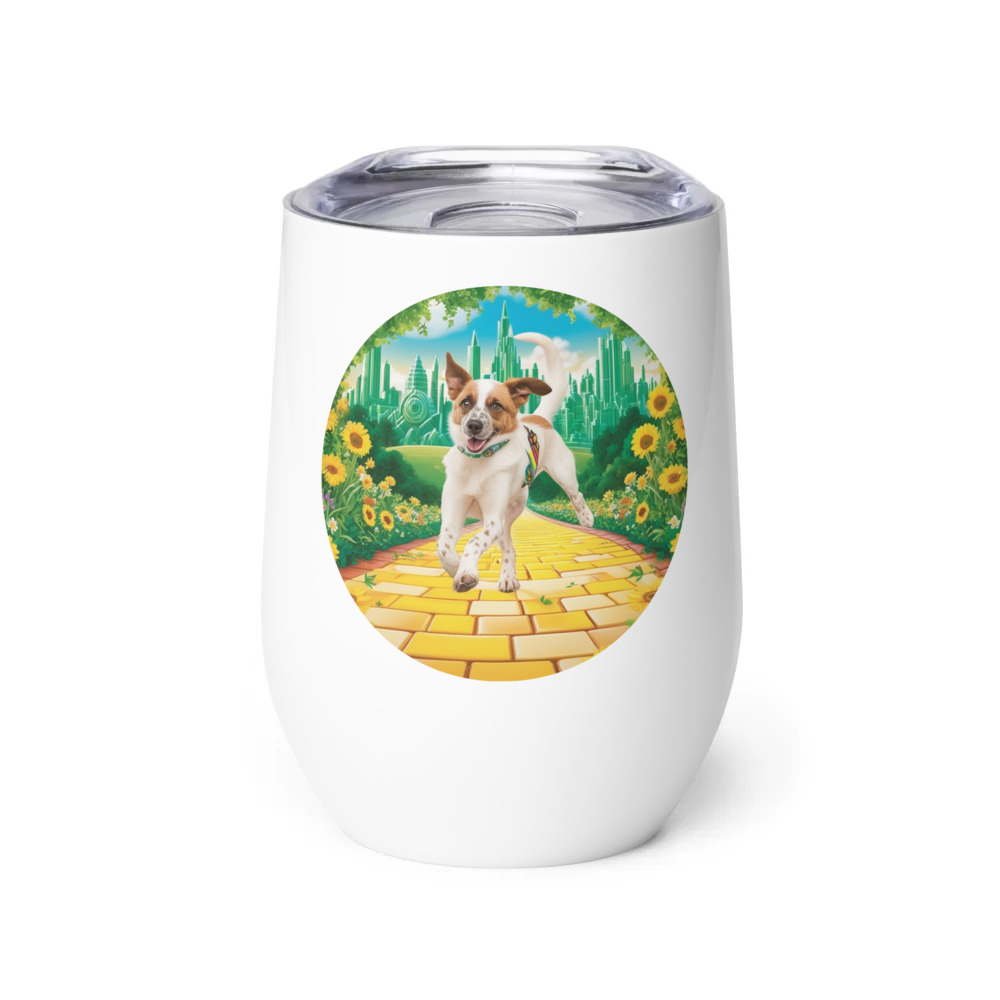 PugMug Custom Hazim Wine Tumbler