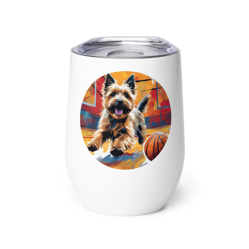 PugMug Custom Cairn Terrier Wine Tumbler