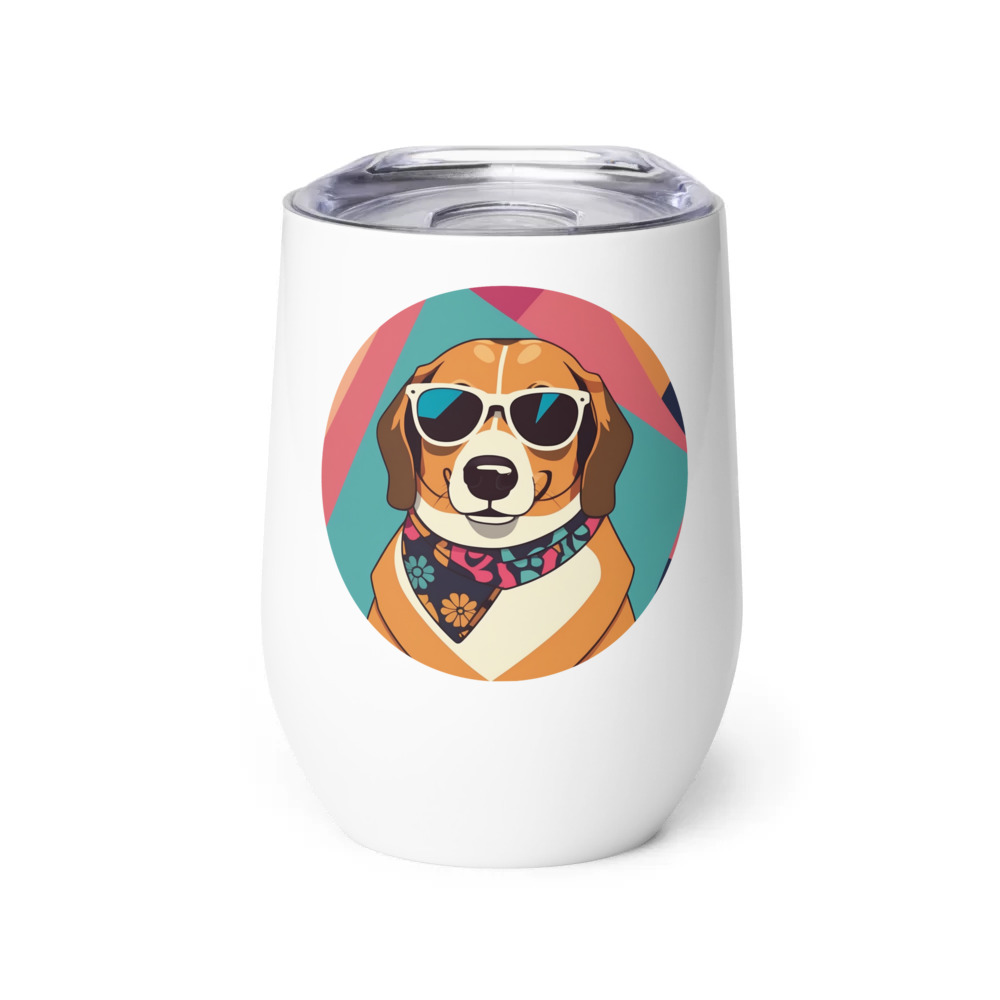 PugMug Custom Munchkin Wine Tumbler