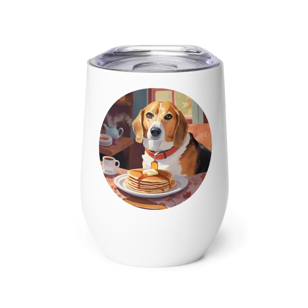 PugMug Custom Munchkin Wine Tumbler
