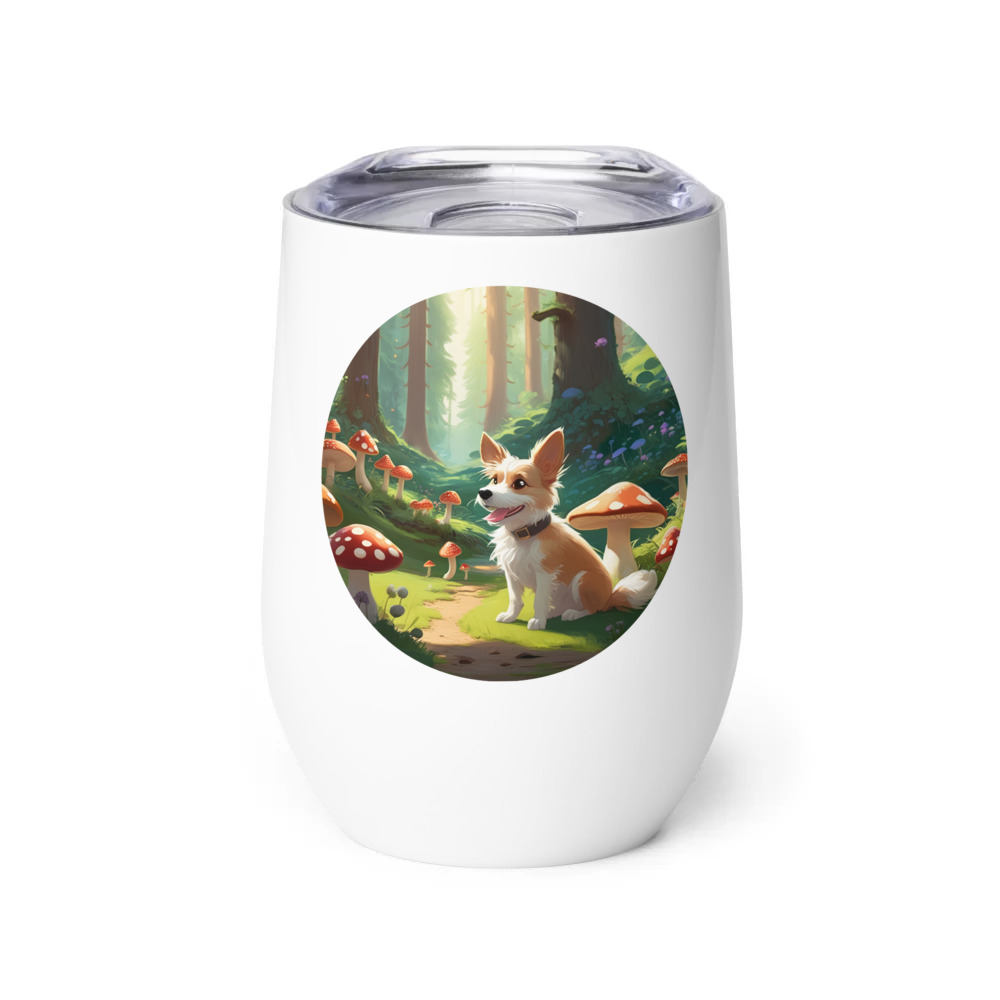 PugMug Custom Luna Wine Tumbler