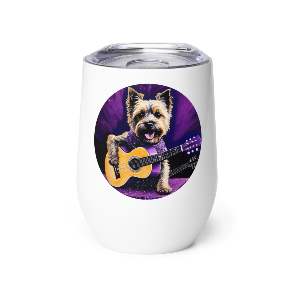 PugMug Custom Cairn Terrier Wine Tumbler
