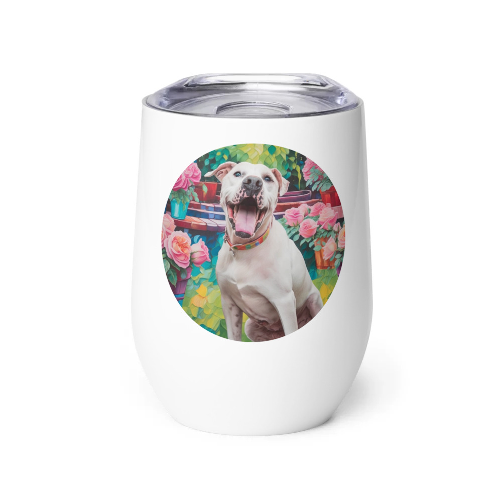 PugMug Custom Melody Wine Tumbler