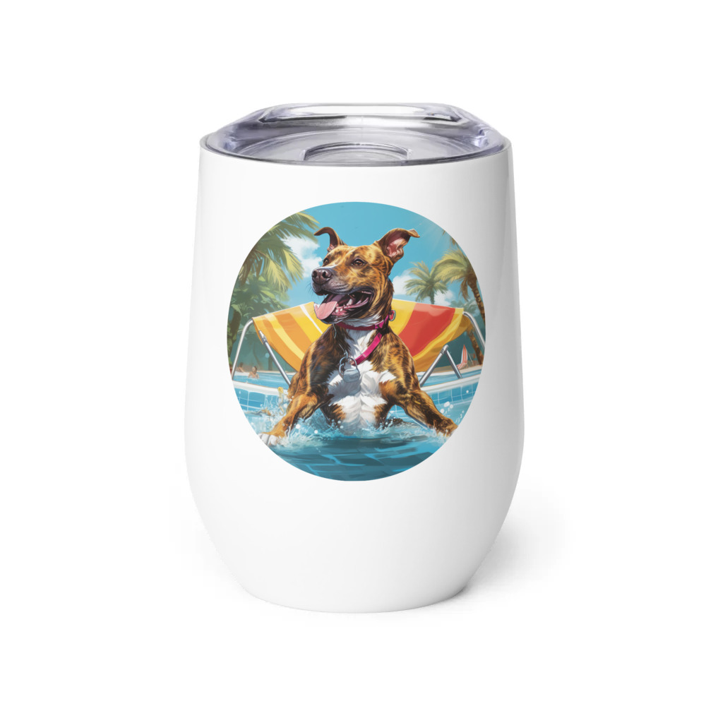 PugMug Custom Tony Hawk Wine Tumbler