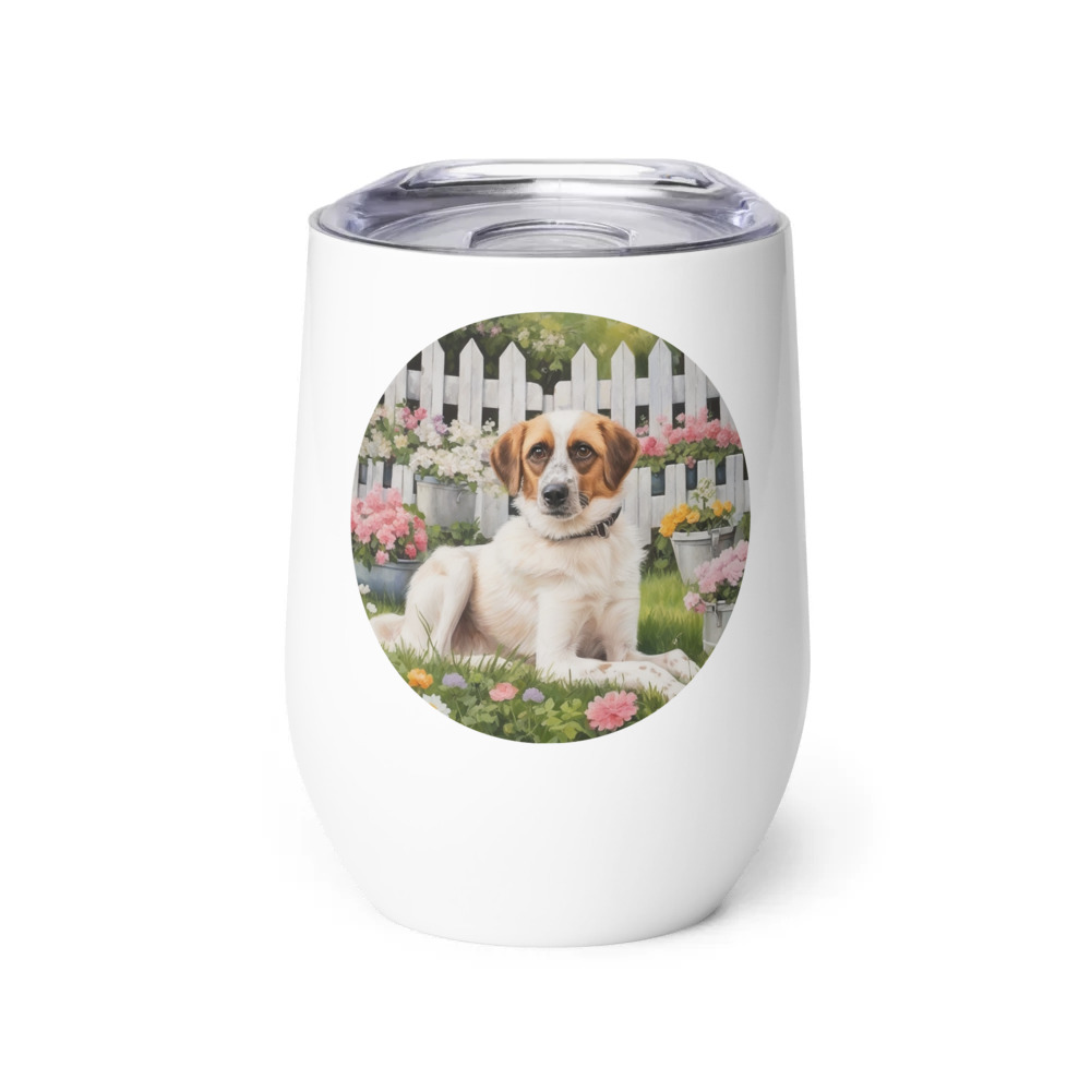 PugMug Custom Hazim Wine Tumbler