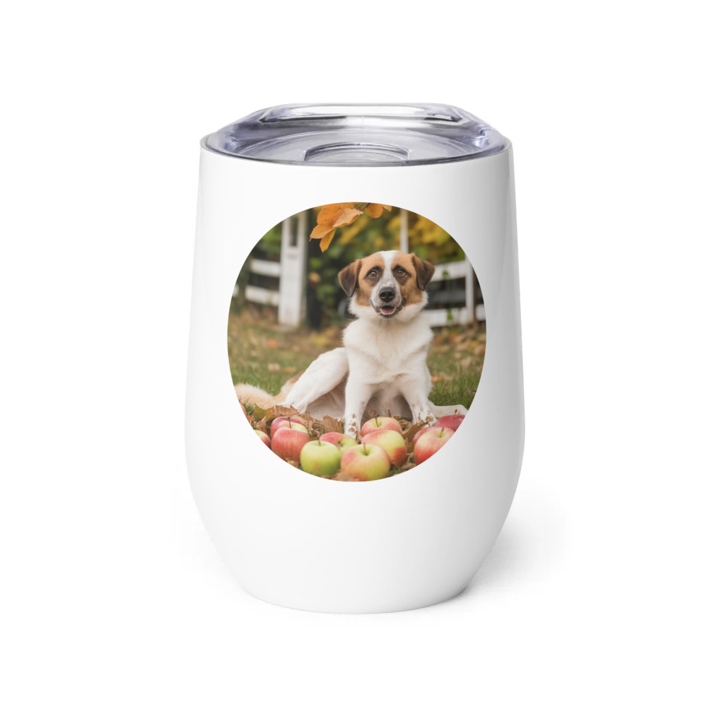 PugMug Custom Hazim Wine Tumbler