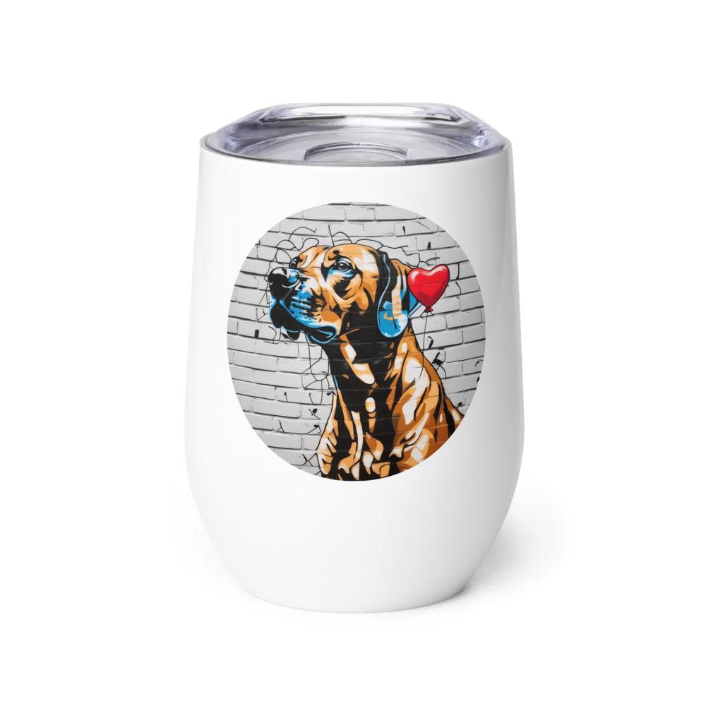 PugMug Custom Pet Wine Tumbler