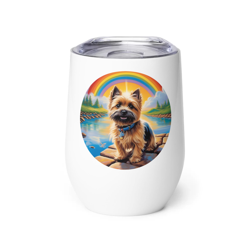 PugMug Custom Cairn Terrier Wine Tumbler