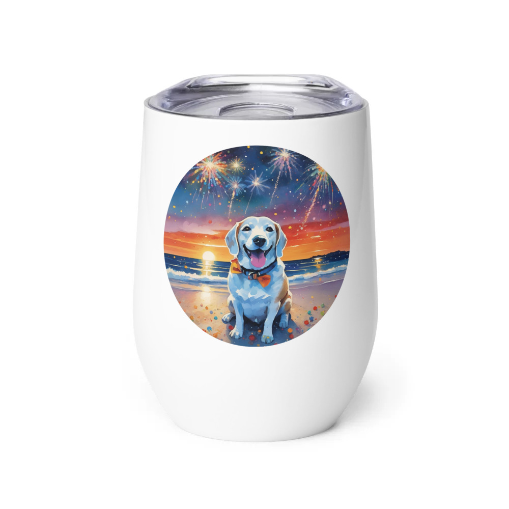 PugMug Custom Munchkin Wine Tumbler