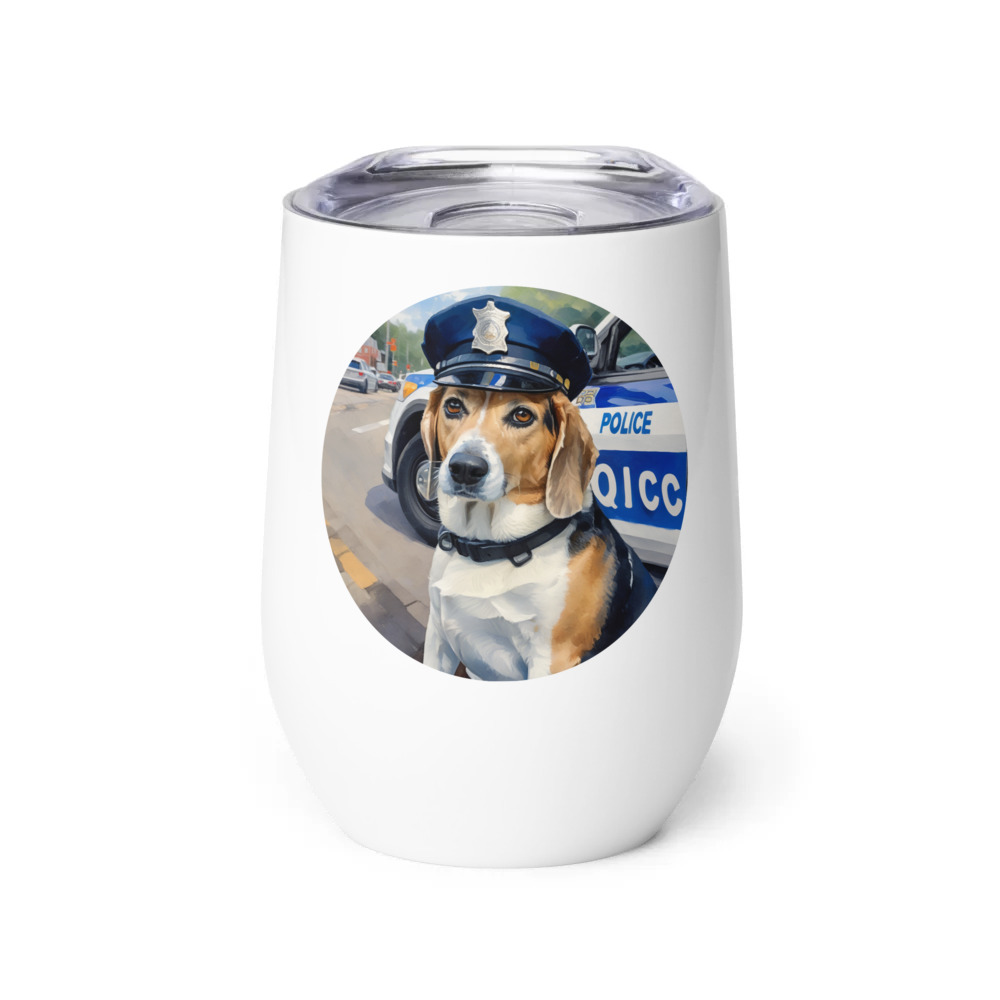 PugMug Custom Munchkin Wine Tumbler