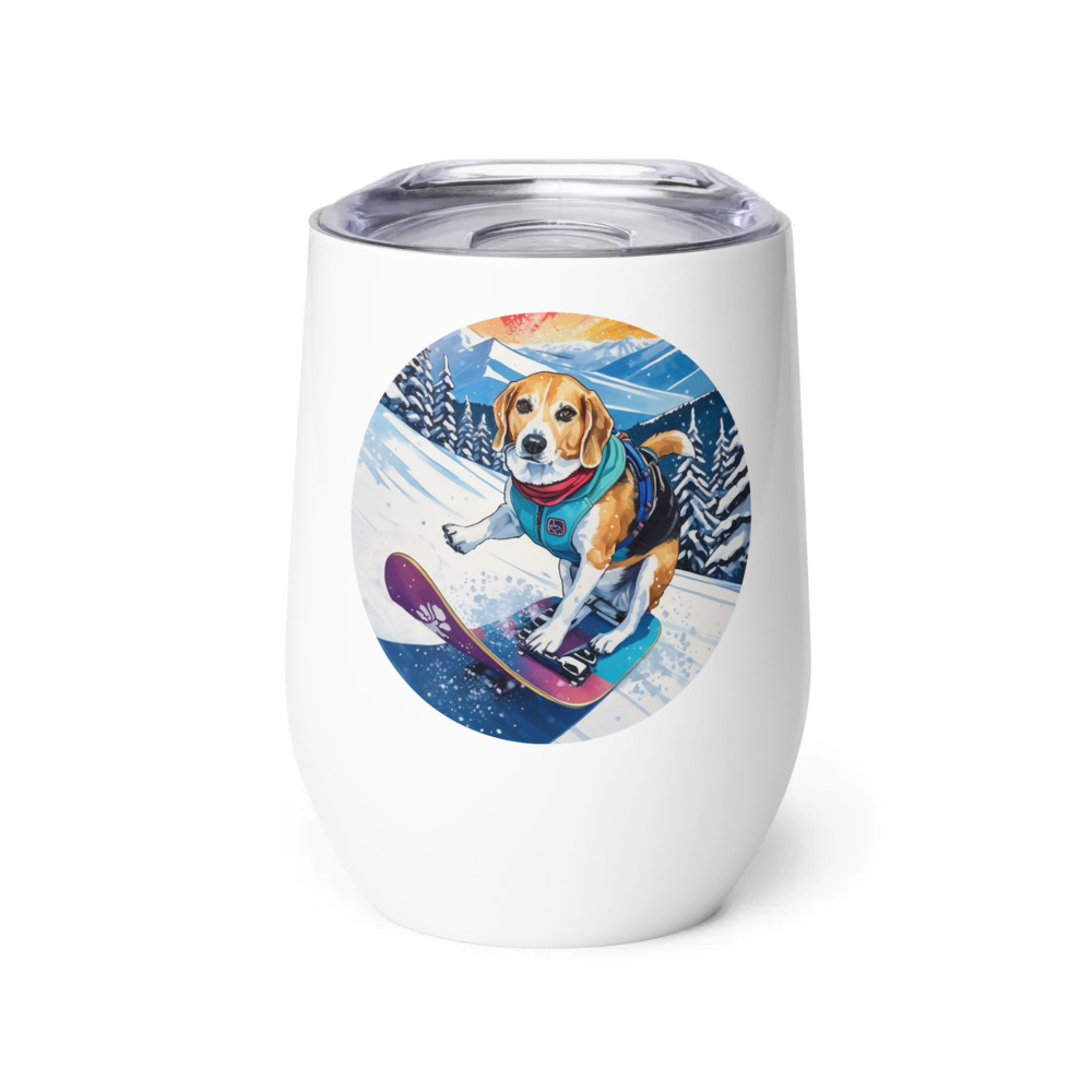 PugMug Custom Munchkin Wine Tumbler