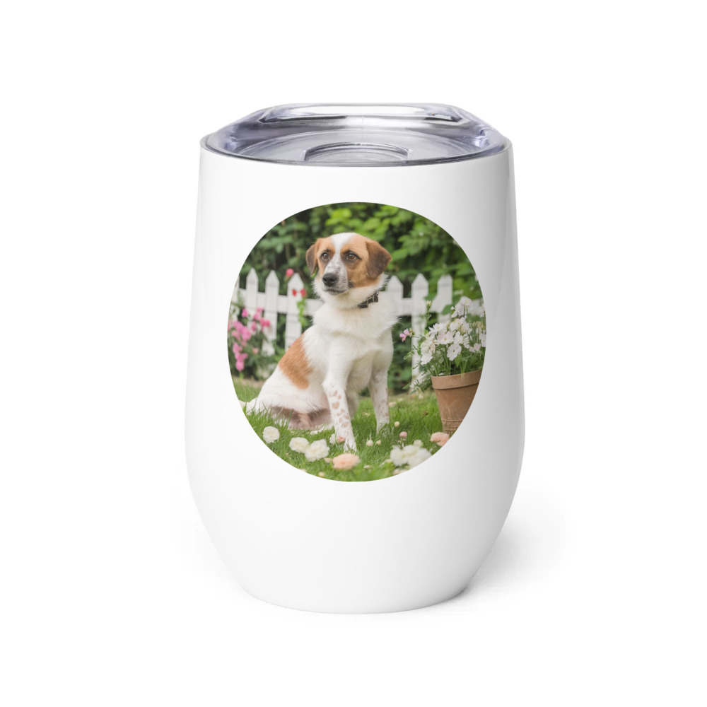PugMug Custom Hazim Wine Tumbler