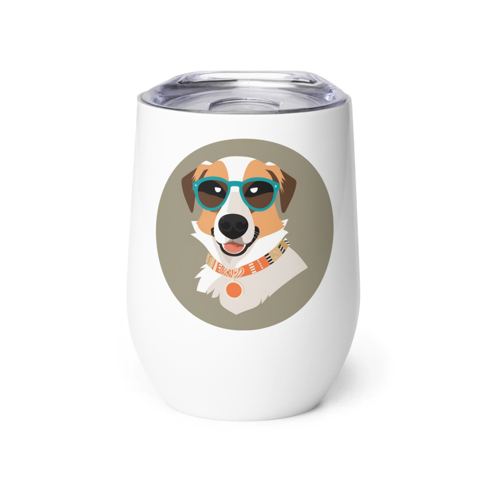 PugMug Custom Hazim Wine Tumbler