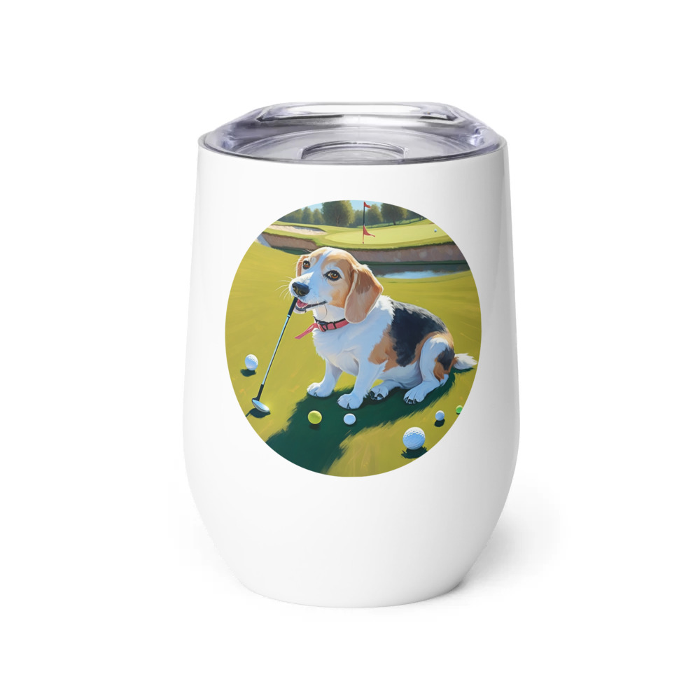 PugMug Custom Munchkin Wine Tumbler