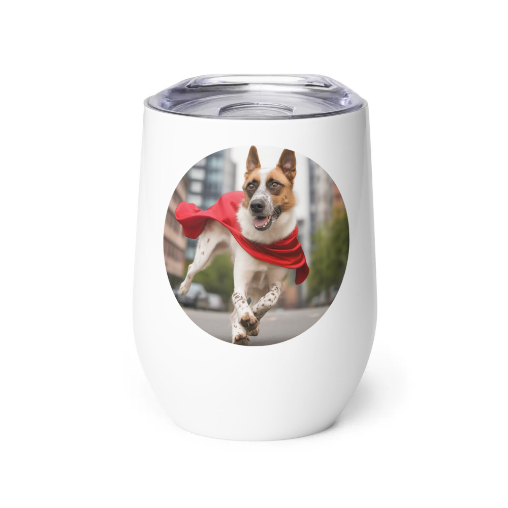 PugMug Custom Hazim Wine Tumbler