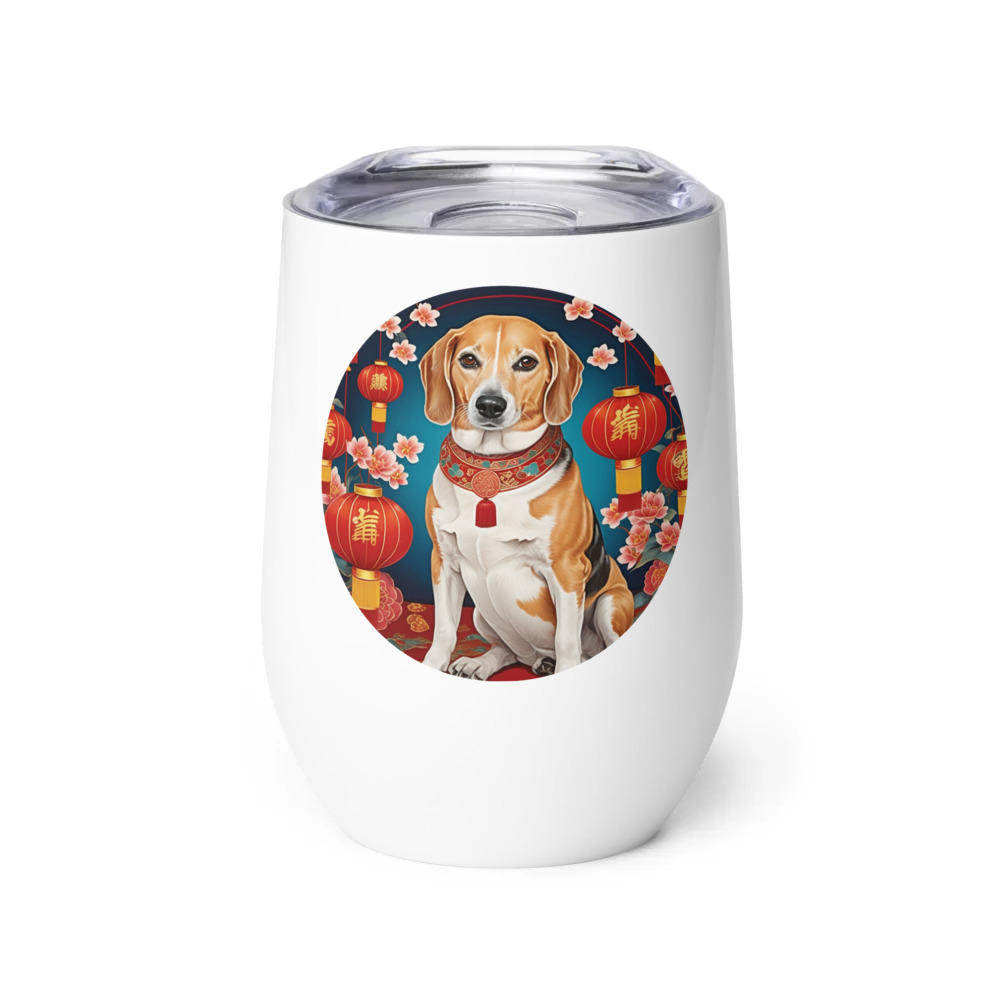 PugMug Custom Munchkin Wine Tumbler