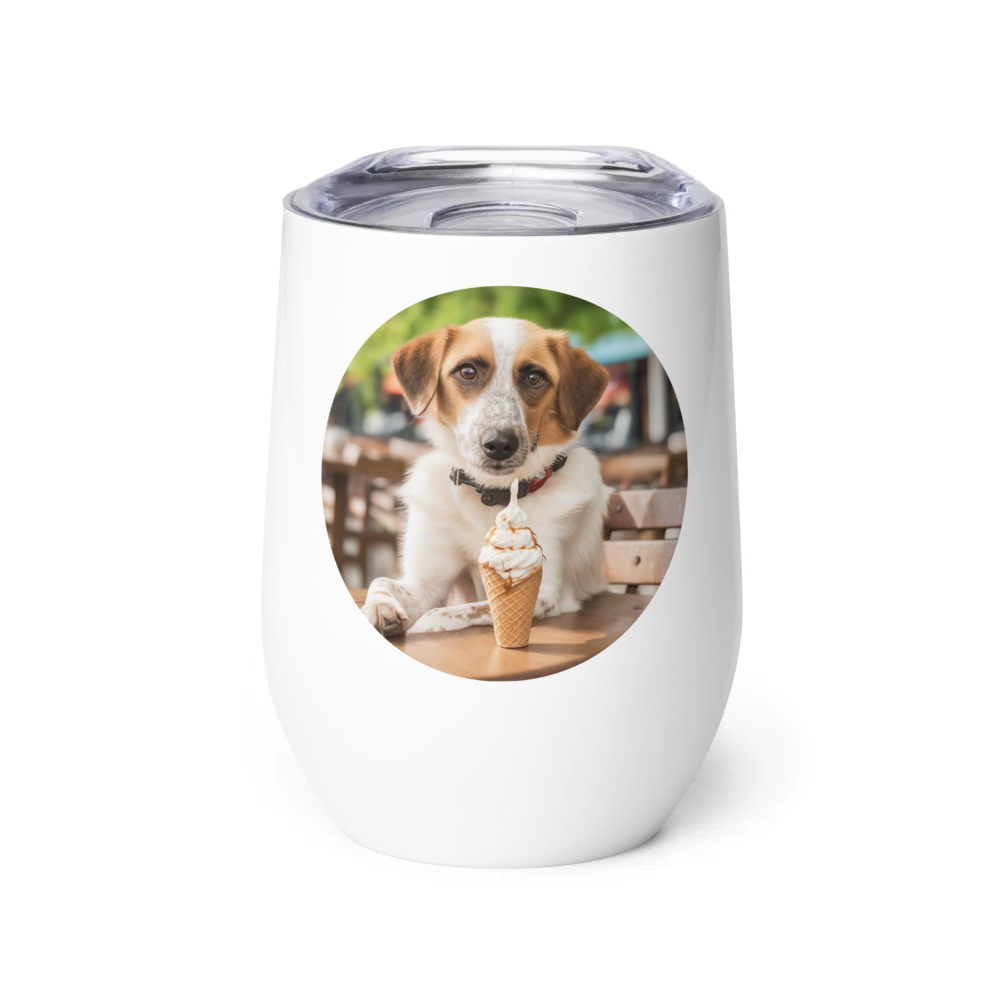 PugMug Custom Hazim Wine Tumbler
