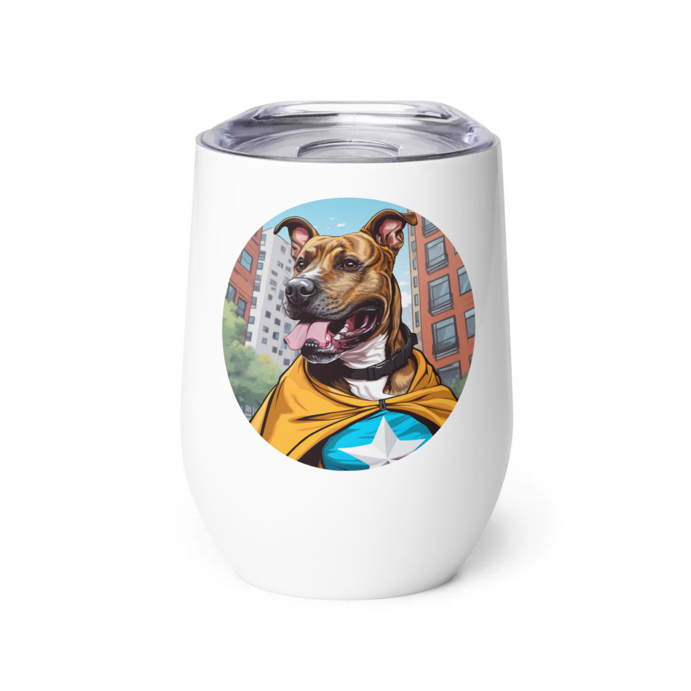 PugMug Custom Tony Hawk Wine Tumbler
