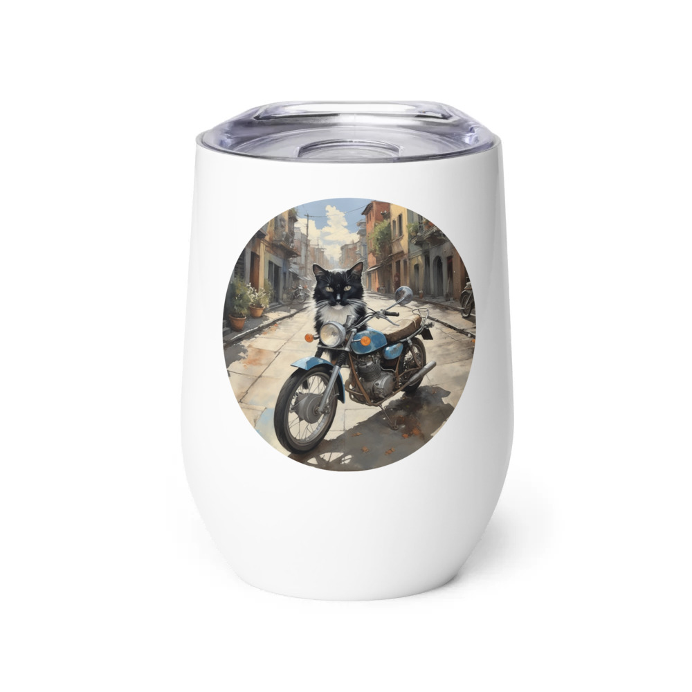 PugMug Custom Peerie Wine Tumbler