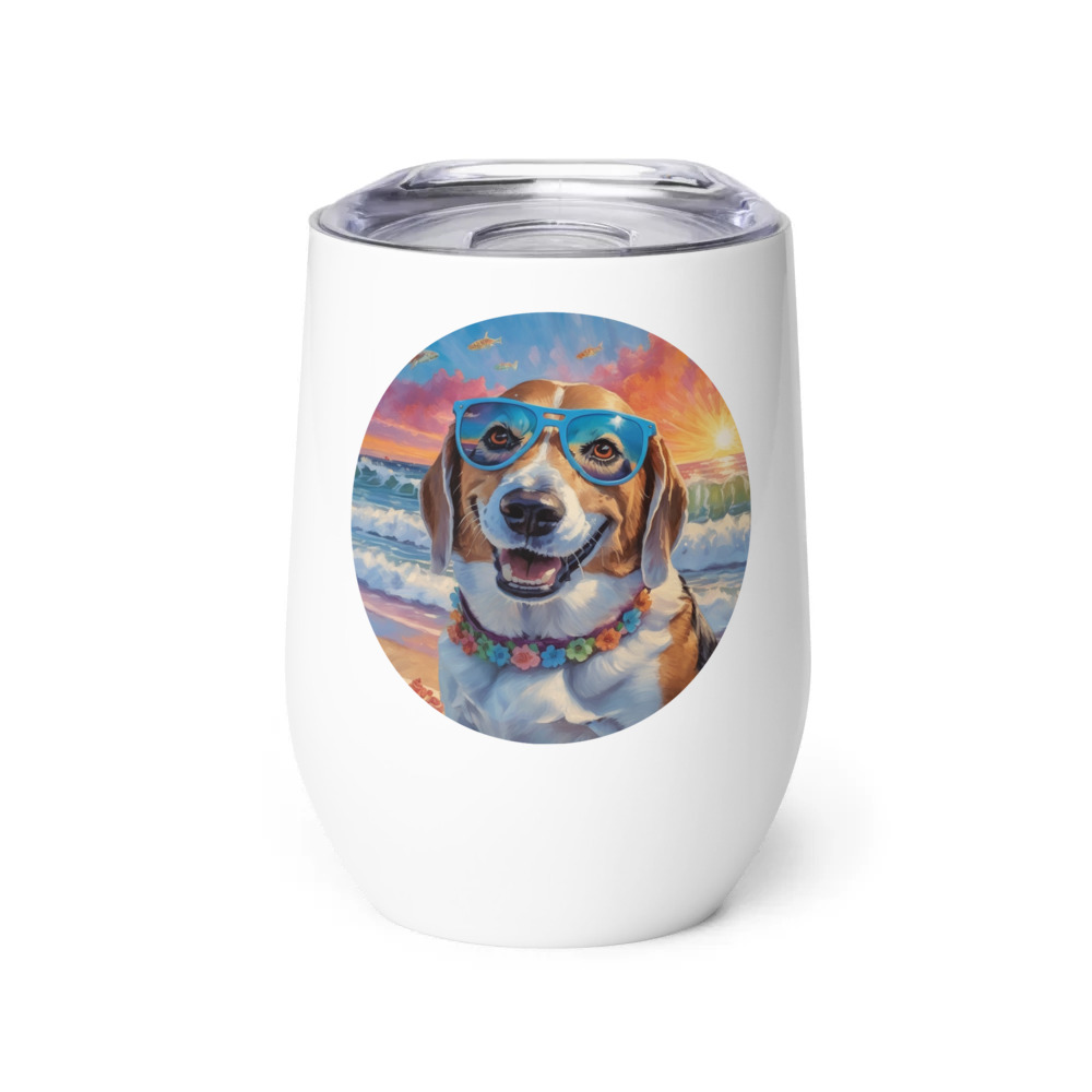 PugMug Custom Munchkin Wine Tumbler