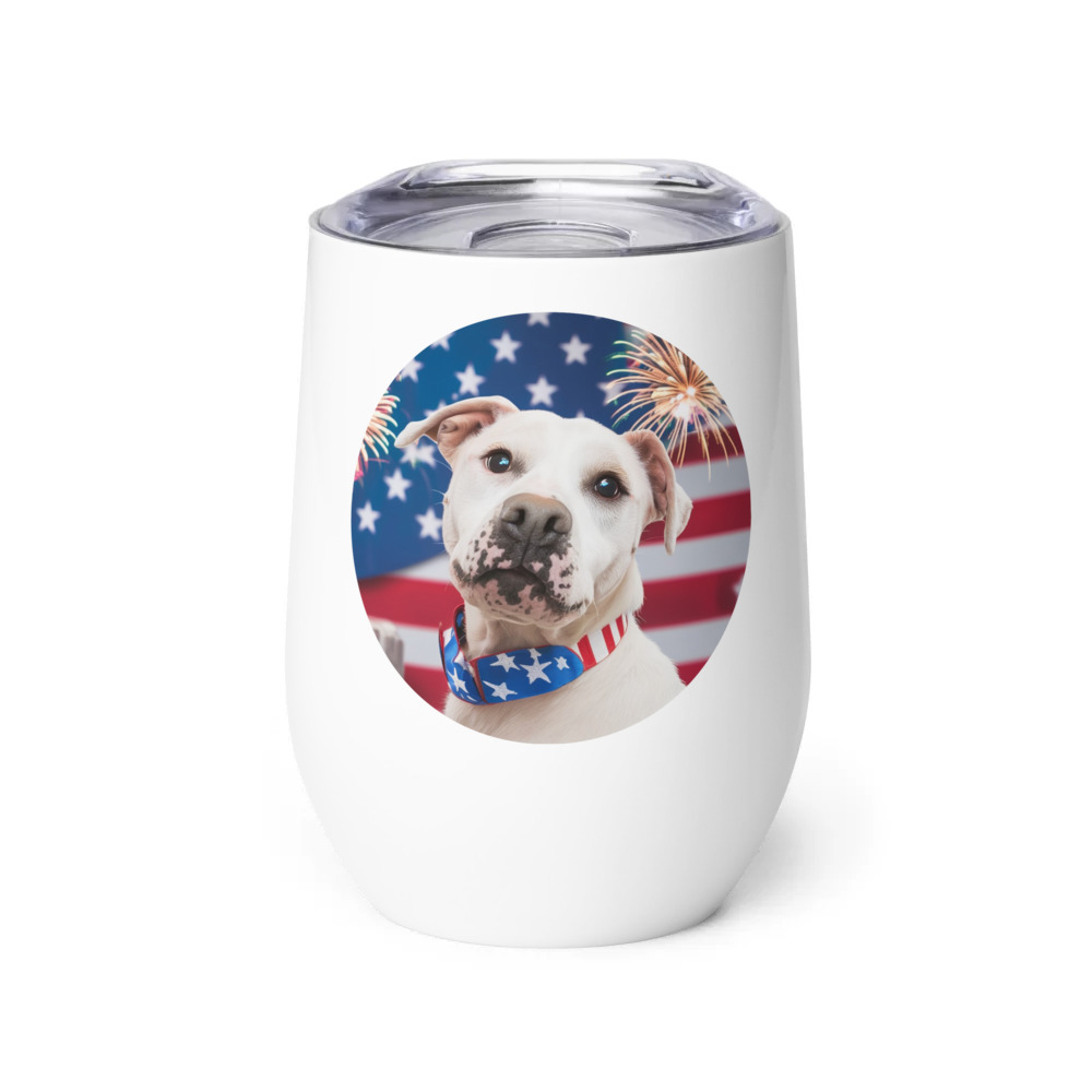 PugMug Custom Melody Wine Tumbler