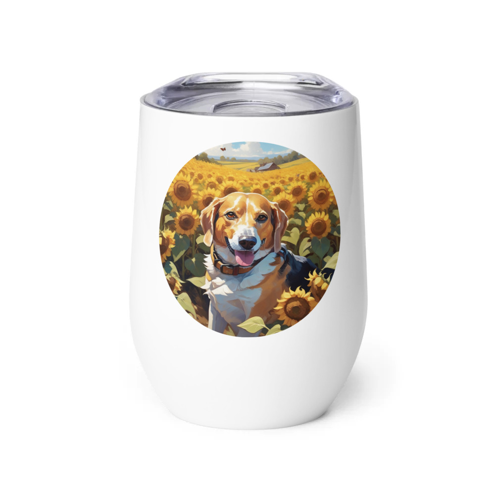 PugMug Custom Munchkin Wine Tumbler
