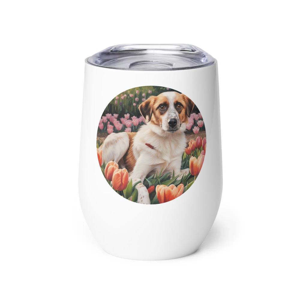 PugMug Custom Hazim Wine Tumbler