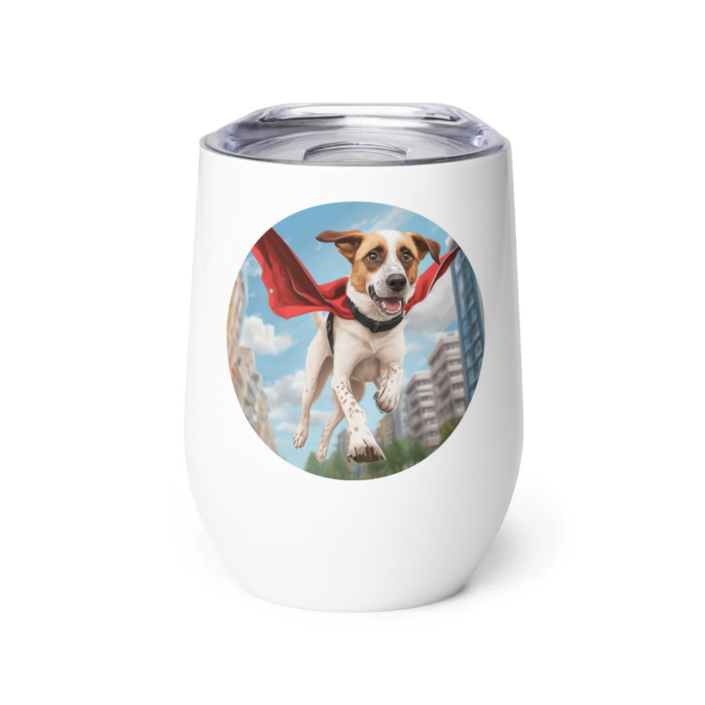 PugMug Custom Hazim Wine Tumbler