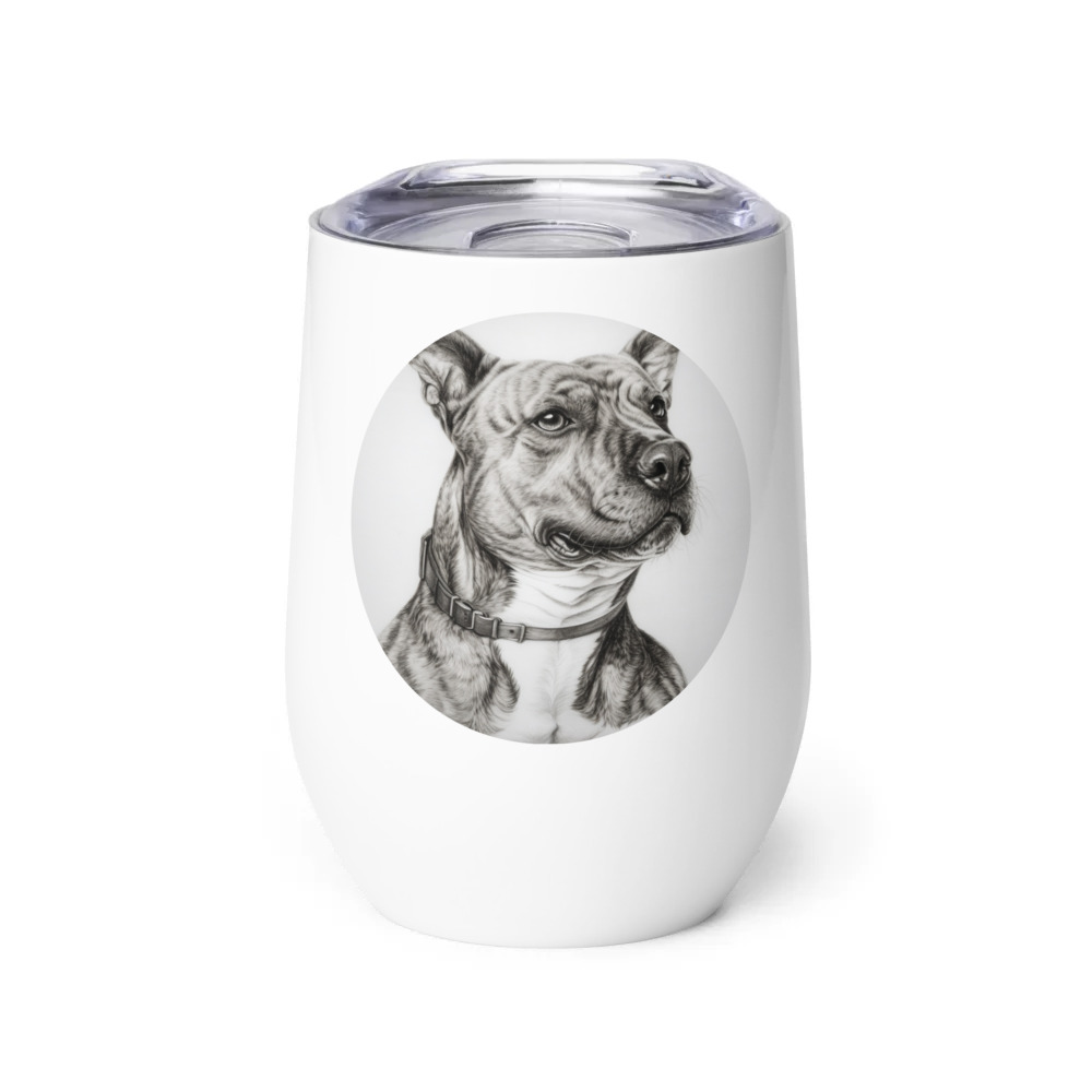PugMug Custom Tony Hawk Wine Tumbler