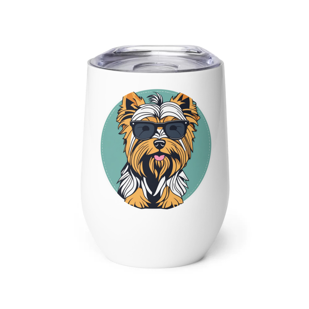 PugMug Custom Pet Wine Tumbler