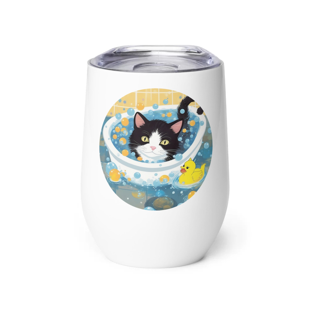 PugMug Custom Peerie Wine Tumbler