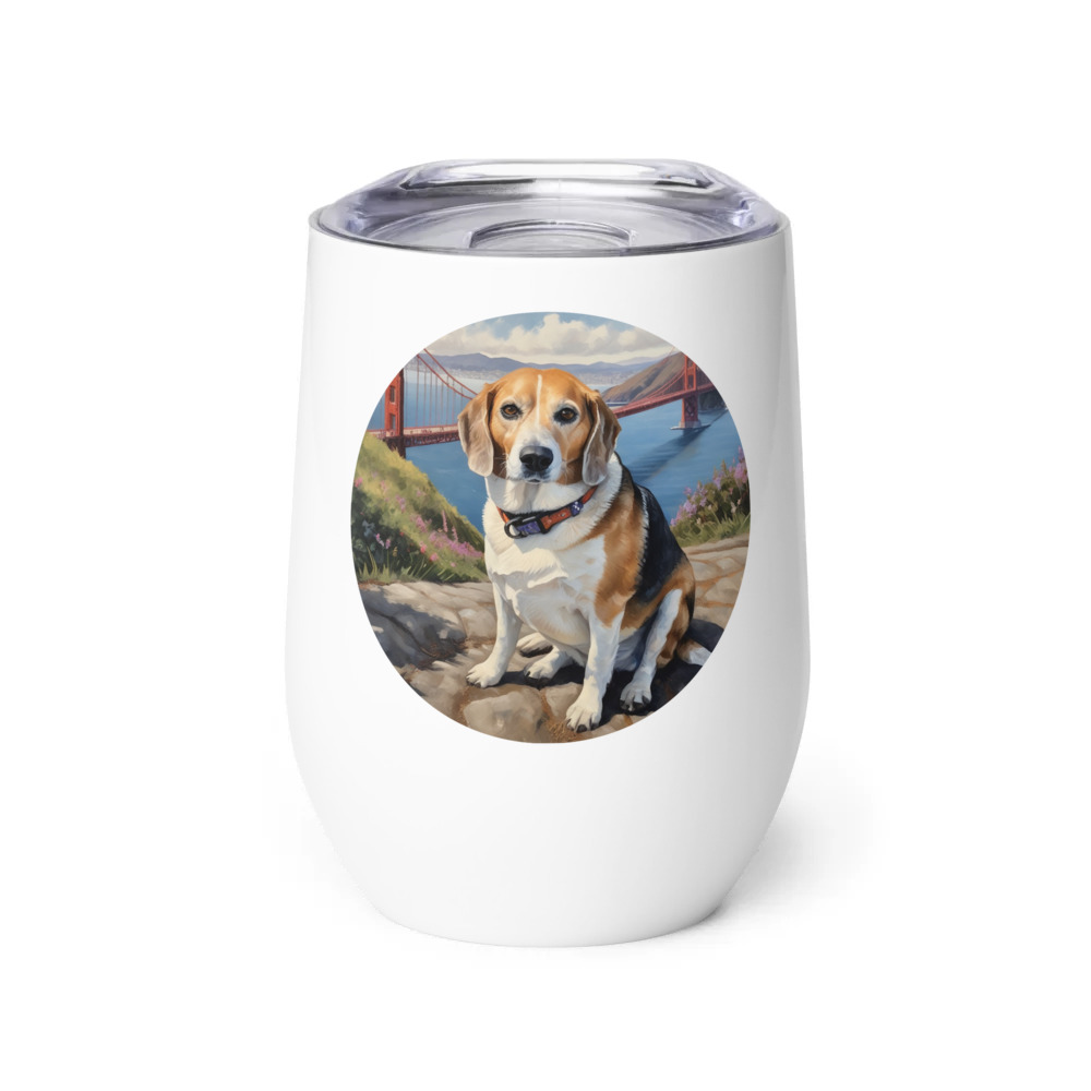 PugMug Custom Munchkin Wine Tumbler